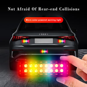 Double vente 300mm Barre de sécurité LED <span class=keywords><strong>sans</strong></span> <span class=keywords><strong>fil</strong></span> solaire Hot Post Traffic Cone Avertissement lampe clignotant pour accessoires de voiture - Product Image 3