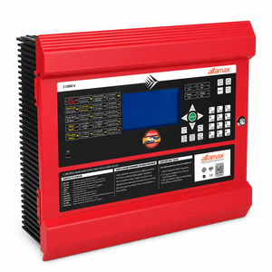 แผงควบคุมระบบแจ้งเตือนเหตุเพลิงไหม้แบบแอดเดรสเซเบิล Alfamax I-1000-3 แบบ 3 ลูป (FACP) พร้อมจอแสดงผลกราฟิก LCD ขนาด 240x128 และแบตเตอรี่สำรอง 220V AC - Product Image 3
