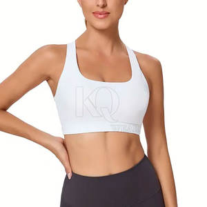 Sujetador deportivo acolchado ligero de alto impacto para mujer con tirantes ajustables, sin costuras, transpirable, para yoga, running, gimnasio y fitness. - Product Image 2