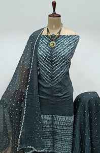 Ensemble de vêtements Salwar Kameez en satin, coupe A, confortable et élégant, pour les mariages, les fêtes et les festivals de printemps - Product Image 4