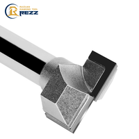 Outils de travail du bois pcd mèche de routeur PCD V mèche de routeur tct mèche de routeur droite outil cnc pour la coupe du bois