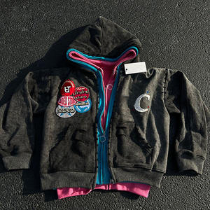 ชุดวอร์มสองชิ้นแบบยูนิเซ็กซ์ |   ชุดวอร์มออกกำลังกายสำหรับยิม วิ่ง และโยคะ ชุดกีฬาแบบยูนิเซ็กส์ |   เสื้อคลุมมีฮู้ดน้ำหนักเบา - Product Image 2