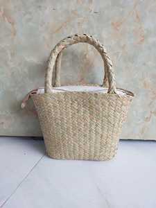 High quality natural water hyacinth tote <b>bag</b> handmade in Vietnam durable women handbag eco friendly <b>straw</b> beach <b>bag</b> for holiday - Product Image 2