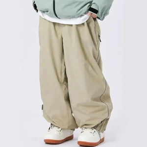 Pantalones de Snowboard de Invierno Impermeables y Cortavientos con Estampado de Talla Grande, Transpirables y Ecológicos, con Múltiples Bolsillos y Tecnología Primaloft - Product Image 4