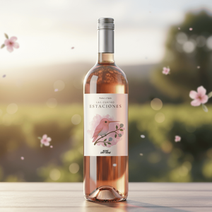 Rượu vang Las Cuatro Estaciones, Dry Rose, Tempranillo và Garnacha, 11% cồn, giống cây nho Tây Ban Nha, 0,75 lít, từ Castilla La Mancha. - Product Image 4