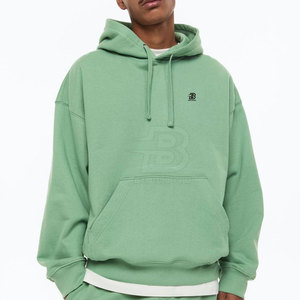 Últimas sudaderas con capucha de gran tamaño de invierno con cuello con capucha de patrón sólido para uso al aire libre Hecho en Pakistán - Product Image 4