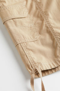 Pantalones cortos Cargo para hombre, informales, de verano, de lona de algodón, no tejidos, impermeables, de secado rápido, transpirables, para exteriores, con logotipo personalizado, servicio OEM - Product Image 3