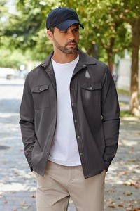 Moda 2025, camisas con botones para hombre, camisetas informales con estampado a cuadros, Camisetas Básicas de manga larga, ropa de primavera para vacaciones en la playa, ropa de calle - Product Image 6