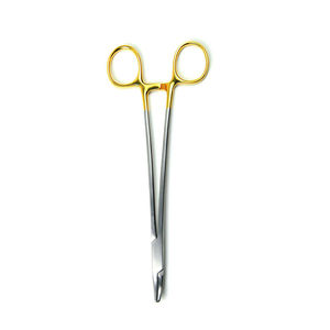 Opération chirurgicale Bozemann pince à aiguille demi or incurvé tailles personnalisées Instruments chirurgicaux pince porte-aiguille anti-moustiques - Product Image 3