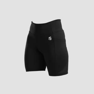 Pantalones cortos de compresión dinámica para mujer en color negro - Product Image 1
