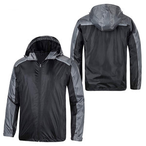 แจ็กเก็ตกันฝนสำหรับผู้ชายเสื้อแจ็กเก็ตกันหนาวแขนยาวดีไซน์โลโก้ตามสั่ง - Product Image 6