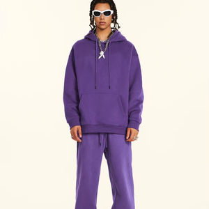 Conjunto de sudaderas con capucha y pantalones informales para hombre recién llegados, venta al por mayor para la temporada de otoño, conjuntos de sudaderas con capucha y sudadera para hombre - Product Image 3