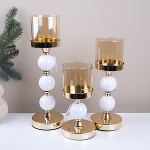 Metal Candle Stand with Candlestick Holder for Home Decor - Product Image 3