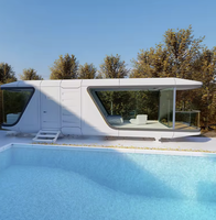Maison Capsule Préfabriquée Mobile Moderne de Luxe, Conteneur Modulaire en Acier, Appartement Écologique, Hôtel, Villa, Garantie 5 Ans
