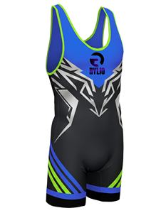 Maillots de lutte personnalisés pour hommes vêtements d'équipe vente en gros uniformes d'athlétisme de haute qualité avec impression de logo en tissu extensible pour la compétition - Product Image 2