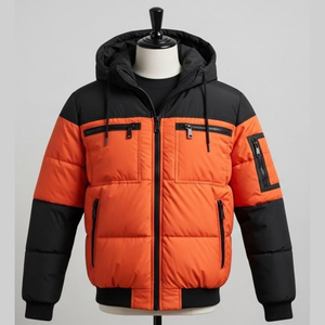 Blouson d'hiver matelassé à capuche - élégant et chaud, imperméable et respirant pour superposer des chemises et des pulls - Product Image 1