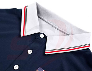 Polo en Polyester à Logo personnalisé pour homme, Polo à Sublimation, été - Product Image 3