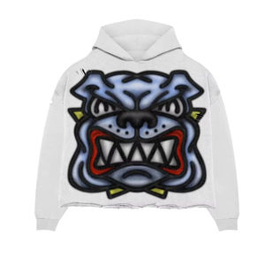 เสื้อฮู้ดโอเวอร์ไซส์สำหรับผู้ชายผ้าคอตตอน100% ก. 400ก. โอเวอร์ไซส์ใหญ่พิเศษโลโก้ออกแบบได้ตามที่ต้องการ - Product Image 4