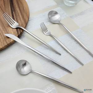 Top Selling Premium Eco Friendly Durable <b>Flatware</b> Set Polished Mirrored Stainless Steel Factory Sale Wholesale Prices Party - Product Image 4