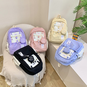2026 New Korean Style Women <b>Backpack</b> <b>Large</b> Capacity High Appearance School Bag For Junior High School Students - Product Image 4
