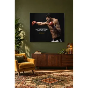 Fida Muhammad Ali Float Like a Butterfly Boxer Impression sur toile - Product Image 3