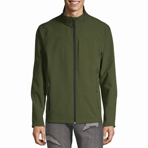 OEM/ODM-Chaqueta suave impermeable para hombre, chaquetas con cremallera de alta calidad, precio barato - Product Image 4