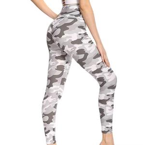 Pantalon de fitness taille haute pour femme, effet liftant, sans couture, extensible, amincissant, pour la course et le yoga, avec compression abdominale - Product Image 2