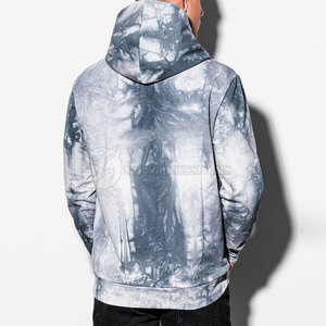 Vente directe d'usine, sweats à capuche en molleton tie-dye pour hommes, 100% coton, écologiques, hiver, sur mesure, prix bas - Product Image 5