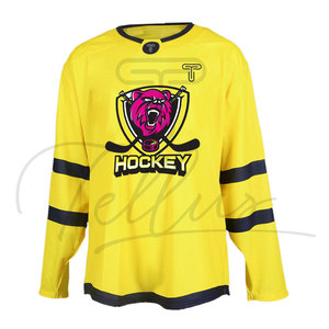 Vente Flash Nouvelle Collection Maillot de Hockey sur Glace Unisexe TELLUS APPAREL Qualité Supérieure Service OEM Nom d'Équipe Personnalisé Respirant Séchage Rapide 100% - Product Image 2