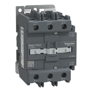 Contattore TVS SCHNEIDER ELECTRIC EasyPact LC1E95Q5 3P(3 NO) Avviatore Motore AC-3 <= 440 V 95A Bobina 380 V AC - Product Image 1