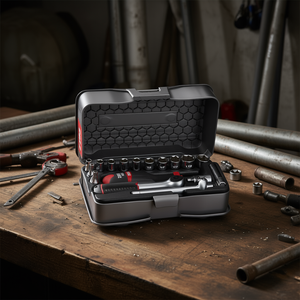 Juego de Herramientas Usag de 17 Piezas con Llaves Hexagonales y Trinquete de 1/4'' en Estuche de ABS Surtido - Product Image 3