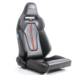 Choix populaire OEM SSCUS PORS Siège de voiture sport inclinable en cuir PU fabriqué avec une finition en cuir PU luxueux - Product Image 4