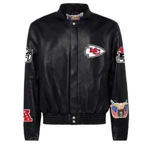 MANTEAU EN CUIR KANSAS CITY CHIEFS - Product Image 1