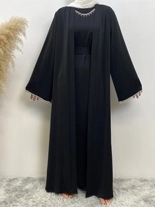 Eid abaya Dubai ชุดเดรสมุสลิมแบบสุภาพเรียบร้อยชุดเดรสยาวสำหรับผู้หญิงชุดเดรสอาหรับแบบอิสลามชุดราตรีสำหรับงานปาร์ตี้ตอนเย็นเสื้อคลุมคาฟตันสไตล์โมร็อกโก - Product Image 4