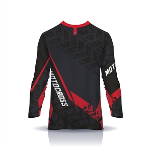 Jersey de Carreras de Motocross MTB MX Personalizado de Alta Calidad, Transpirable, Talla Grande, Secado Rápido, Resistente al Viento, Anti-UV, % Poliéster, Unisex - Product Image 4