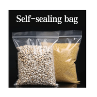Sac en plastique PET transparent réutilisable à fermeture éclair avec logo personnalisé Emballage refermable pour magasin pour le stockage des vêtements et des aliments