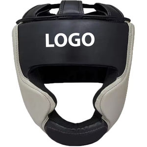 Venta al por mayor de alta calidad Unisex artes marciales cascos de boxeo de entrenamiento profesional protectores de cabeza logotipo personalizado protección de cabeza Unisex - Product Image 1