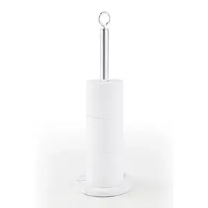 Portarrollos de Papel Higiénico de Metal y Madera, de Alta Durabilidad y Personalizable, para Montar en la Pared, para Uso en Baños de Hogares y Hoteles - Product Image 5