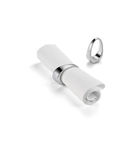 Anillo para servilletas de acero inoxidable, accesorio para vajilla, precio barato, anillo para servilletas de diseño antiguo - Product Image 3