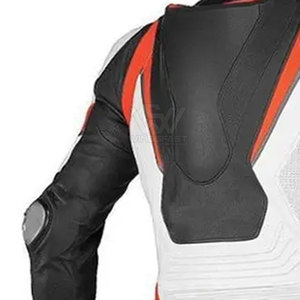 Venta caliente Material de cuero de alta calidad Mejor diseño Peso ligero Trajes de moto de cuero genuino - Product Image 5