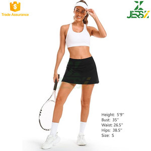 Short de Pickleball en coton taille haute pour femme XS-Vêtements de course de sport athlétiques avec poches pour Pickleball - Product Image 2