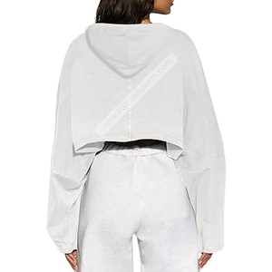 Sweats à capuche d'hiver pour femmes conçus sur mesure col à capuche activités de plein air confortables marque privée 100% coton - Product Image 2