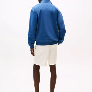 Pull-over surdimensionné à fermeture éclair et quart en tricot pour hommes Sweat-shirt à capuche décontracté pour l'hiver Pull-over pour hommes de haute qualité avec logo personnalisé OEM - Product Image 6