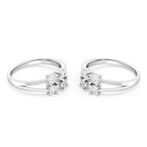 NOVAMART Fine <b>Gold</b>-Plated Copper <b>Toe</b> <b>Rings</b> for Wedding Engagement Gifts by Zarkan Beauty Blocks Wholesale Export - Product Image 4