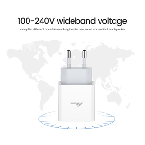 GAN 20W PD 3A <b>Adapter</b> TC-105 Type-C Port 5-in-1 5V/1A 5V/2.4A 12W for EU/<b>US</b>/<b>UK</b> for Earphones IPad White for Color Comes Gift Box - Product Image 4
