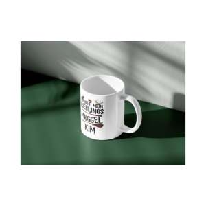 Tasse à eau en céramique « Tu es mon Muggle préféré » au design simple avec impression par sublimation de nom personnalisé pour les cadeaux ou les articles originaux - Product Image 3