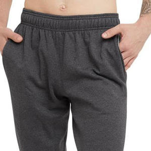 Pantalons de sport d'entraînement en polaire avec logo personnalisé Pantalons de survêtement en molleton de coton Pantalons pour hommes vierges imprimés sur mesure Joggers en polaire - Product Image 2