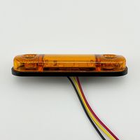 LED-Seiten markierung leuchten für Anhänger LKW LKW Caravan Seiten abstand Blitzlicht lampe 12Led Amber