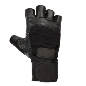 Gants de musculation pour la salle de sport, achat en gros, longue sangle de poignet, cuir, musculation, entraînement en salle de sport, gants de musculation - Product Image 2