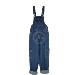 Lightweight Heavy Duty Breathable Cotton Hi Vis Workwear <b>Dungarees</b> for <b>Men</b> Adjustable Back Bodysuit Overall Bib - Product Image 4